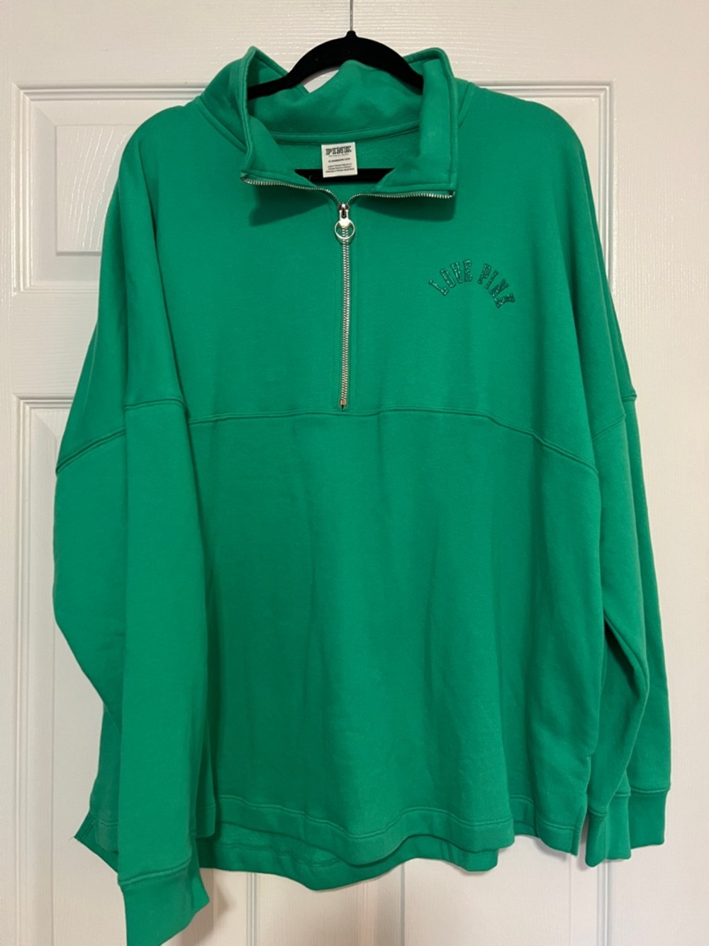 Victoria’s Secret pink Half-Zip Sweatshirt